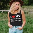 I Love My Hot Autistic Girlfriend I Heart My Autistic Gf Women Tank Top Gifts for Her