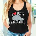 I Love Jesus And Mana Cute Christian ManaWomen Tank Top Gifts for Her