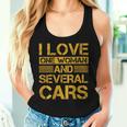 I Love One Woman And Several Cars On Back Women Tank Top Gifts for Her