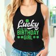 Lucky To Be The Birthday Girl St Patrick's Day Irish Cute Women Tank Top Gifts for Her