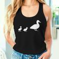 Mama Duck 2 Ducklings Animal Family Women Tank Top Gifts for Her