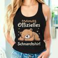 Mama Offizielles Schnarch Schlafanzug Bär Schlaf Tank Top Frauen Geschenke für Sie