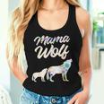 Mama Wolf Floral Wolf Mutter Mit Junges Für Wolf Muttertag Tank Top Frauen Geschenke für Sie