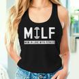 Milf Mom In Love With Fitness Saying Quote Women Tank Top Gifts for Her