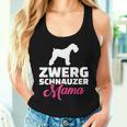 Miniature Schnauzer Mama Tank Top Frauen Geschenke für Sie