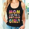 Mom Of The Birthday Bday Girl Ice Cream Birthday Party Women Tank Top Gifts for Her