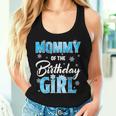 Mommy Of The Birthday Girl Family Snowflakes Winter Party Women Tank Top Gifts for Her