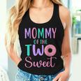 Mommy Of The Two Sweet Mom 2Nd Birthday Girl Donut Party Women Tank Top Gifts for Her