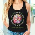 Motivational Support Floral Brain Mental Health Awareness Women Tank Top Gifts for Her