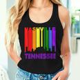 Nashville Tennessee Lgbtq Gay Pride Rainbow Skyline Women Tank Top Gifts for Her