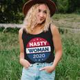 Nasty Woman 2020 Vintage Vote Button Kamala Harris Women Tank Top Gifts for Her