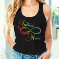 Neurodiversity Symbol Rainbow Autism Mom Autism Infinity Women Tank Top Gifts for Her