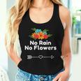 No Rain No Flowers For Cute Natural Heart Women Tank Top Gifts for Her