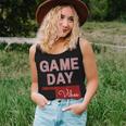 Oklahoma Football Game Day Vibes Fall Tailgate Women Tank Top Gifts for Her