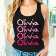 Olivia First Name-D Boy Girl Baby Birth-Day Women Tank Top Gifts for Her