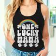 One Lucky Mama St Patrick's Day Lucky Mom Mother Women Tank Top Gifts for Her