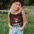 Pcu Crew Buffalo Plaid Face Mask Reindeer Nurse Xmas Women Tank Top Gifts for Her