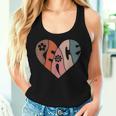 Peace Sign Love 60S 70S Costume Groovy Flower Hippie Party Women Tank Top Gifts for Her