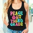 Peace Out Third Grade Last Day Of School 3Rd Grade Teacher Women Tank Top Gifts for Her