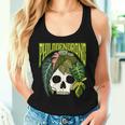 Philodendron House Plant Lover Skull Aroids Head Planter Women Tank Top Gifts for Her