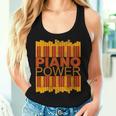 Piano Power With Key Of Piano With Vintage Colors Women Tank Top Gifts for Her