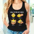How To Pick Up Chicks Cheesy Pick-Up Lines Chicken Lover Women Tank Top Gifts for Her