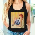 Pin Up Hot Girl Redhead Ginger In Heels-Vintage Pinup Girl Women Tank Top Gifts for Her