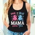 Pink Or Blue Gender Reveal Party Announcement Mama Duck Women Tank Top Gifts for Her