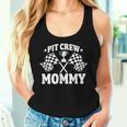 Pit Crew Mommy Mother Race Car Birthday Party Racing Women Women Tank Top Gifts for Her