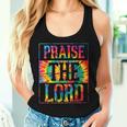 Praise The Lord Christian Faith Tie Dye Cute Christianity Women Tank Top Gifts for Her