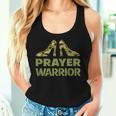 Prayer Warrior Camo Heels Christian Faith God Jesus Women Women Tank Top Gifts for Her