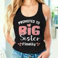 Promoted To Big Sister Finally 2024 Pregnancy Announcement Women Tank Top Gifts for Her