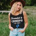 Promoted To Grandma Est 2024 New Grandma Grandmother Boy Women Tank Top Gifts for Her