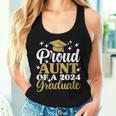 Proud Aunt Of A 2024 Graduate Graduation Family Women Tank Top Gifts for Her