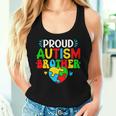 Proud Autism Brother Autism Awareness Autistic Sister Boys Women Tank Top Gifts for Her