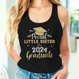 Proud Little Sister Class Of 2024 Graduate Senior Graduation Women Tank Top Gifts for Her