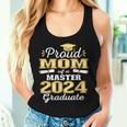 Proud Mom Of 2024 Class Master Graduate Family Graduation Women Tank Top Gifts for Her