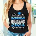 Proud Mom Of 2024 College Graduate Family 24 Graduation Women Tank Top Gifts for Her
