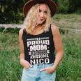 Proud Mom Of A Awesome Nico Mother Son Name Women Tank Top Gifts for Her