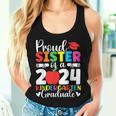 Proud Sister Class Of 2024 Kindergarten Graduate Graduation Women Tank Top Gifts for Her