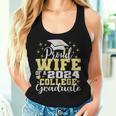 Proud Wife Of 2024 College Graduate Family 24 Graduation Women Tank Top Gifts for Her