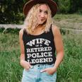 Proud Wife Of A Retired Police Officer Policeman Retirement Women Tank Top Gifts for Her