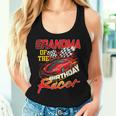Race Car Party Grandma Of The Birthday Racer Racing Family Women Tank Top Gifts for Her