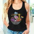 Rainbow Flag Cats Ramen Anime Gay Pride Month Lgbtq Ally Women Tank Top Gifts for Her
