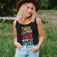 There Their They'reEnglish Grammar Teacher Distress Women Tank Top Gifts for Her