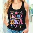 In My Retirement Era Retro Groovy Retired Teacher Women Women Tank Top Gifts for Her