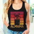 Retro Almama Muttertag Beste Mama Alpaka Tank Top Frauen Geschenke für Sie