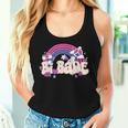 Retro Bi Babe Rainbow Bisexual Pride Flag Lgbt Pride Month Women Tank Top Gifts for Her