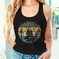 Retro Forest Trees Outdoors Nature Vintage Graphic Women Tank Top Gifts for Her