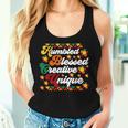 Retro Groovy Hbcu Humbled Blessed Creative Unique Women Tank Top Gifts for Her